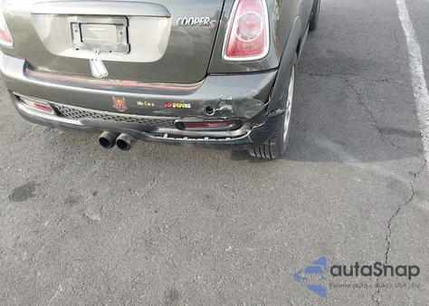 2011 Mini Cooper S from USA, damaged, VIN WMWSV3C5XBTY11855